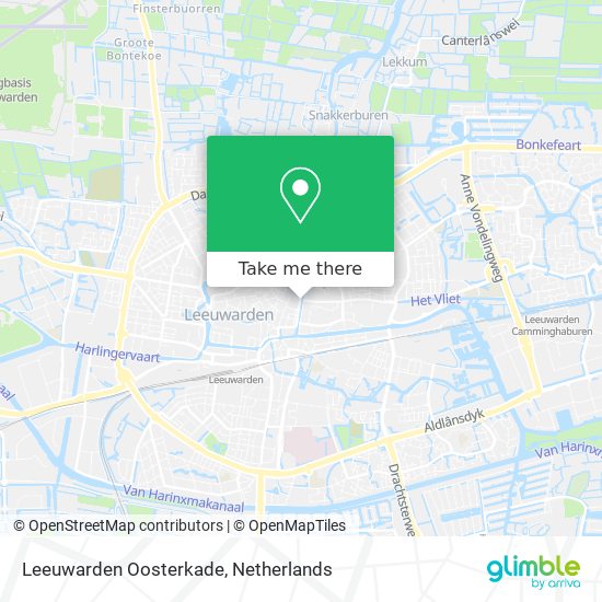 Leeuwarden Oosterkade Karte
