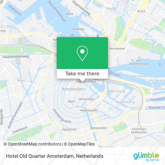 Hotel Old Quarter Amsterdam map