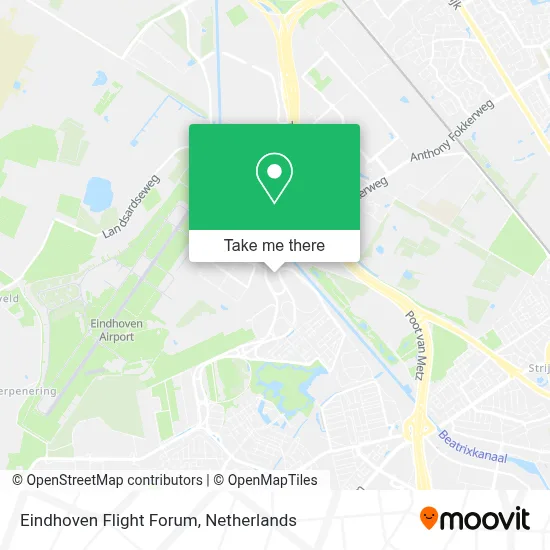 Eindhoven Flight Forum Karte