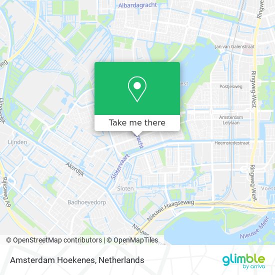 Amsterdam Hoekenes map