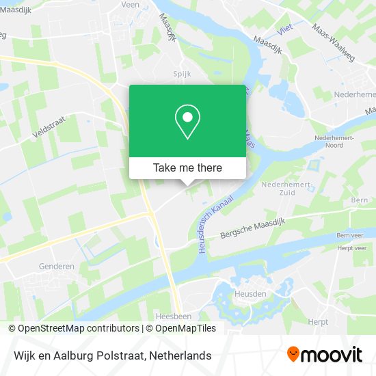 Wijk en Aalburg Polstraat map