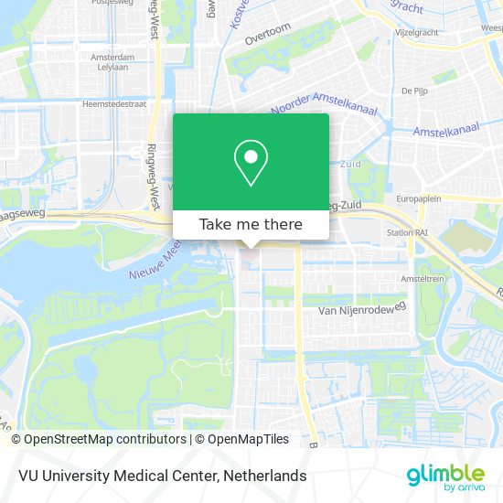 VU University Medical Center map