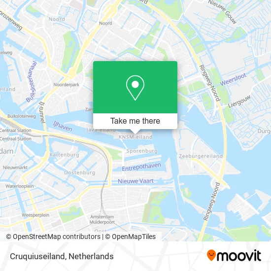 Cruquiuseiland map