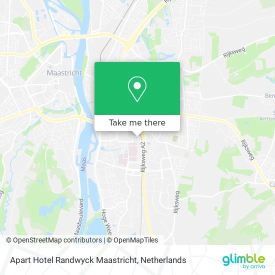 Apart Hotel Randwyck Maastricht map