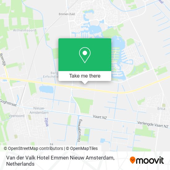 Van der Valk Hotel Emmen Nieuw Amsterdam map