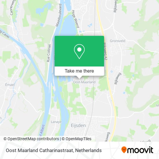 Oost Maarland Catharinastraat map