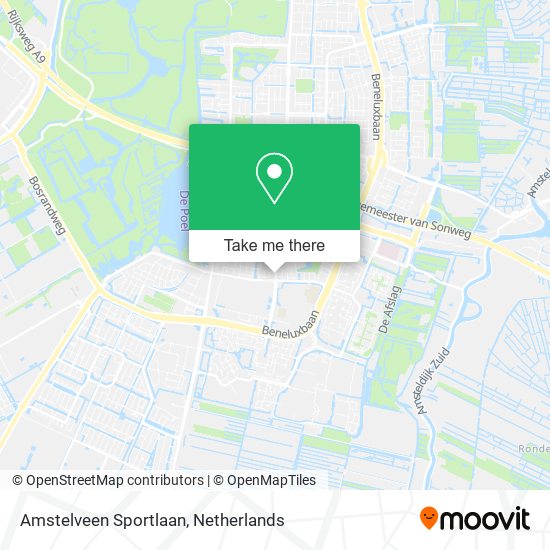 Amstelveen Sportlaan Karte