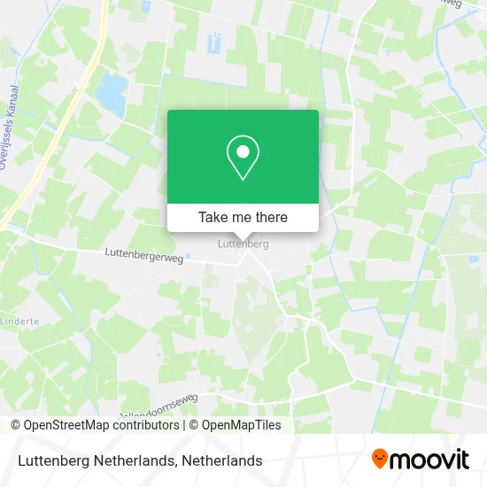 Luttenberg Netherlands map