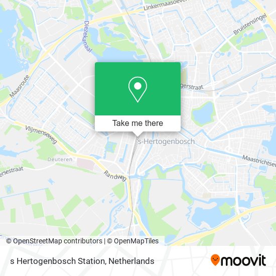 s Hertogenbosch Station map