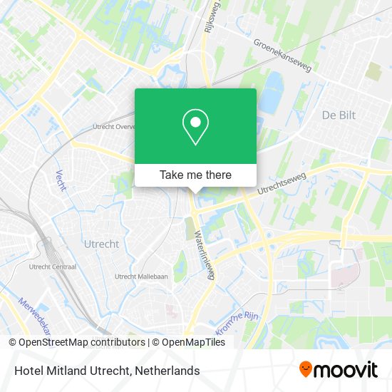 Hotel Mitland Utrecht map