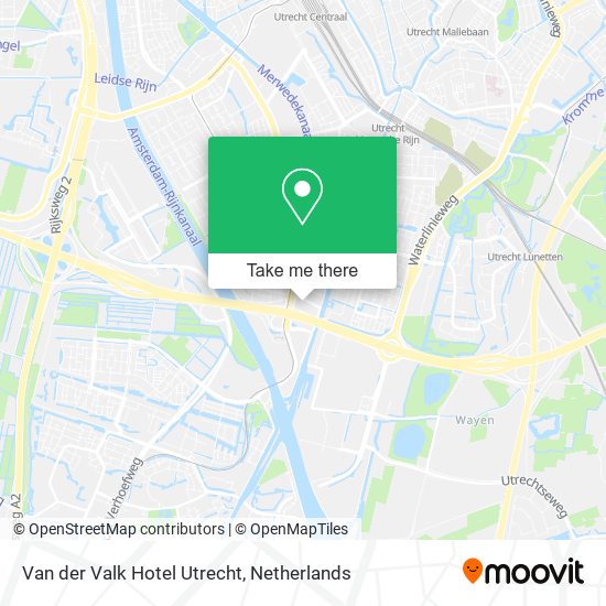 Van der Valk Hotel Utrecht Karte