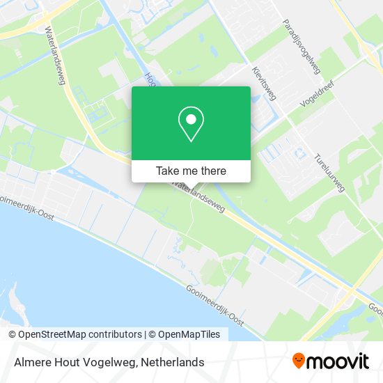 Almere Hout Vogelweg Karte