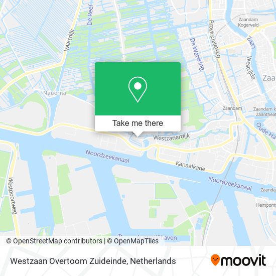 Westzaan Overtoom Zuideinde Karte