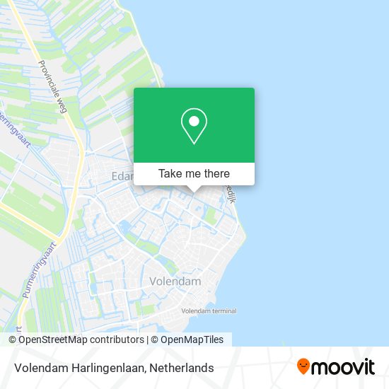 Volendam Harlingenlaan Karte
