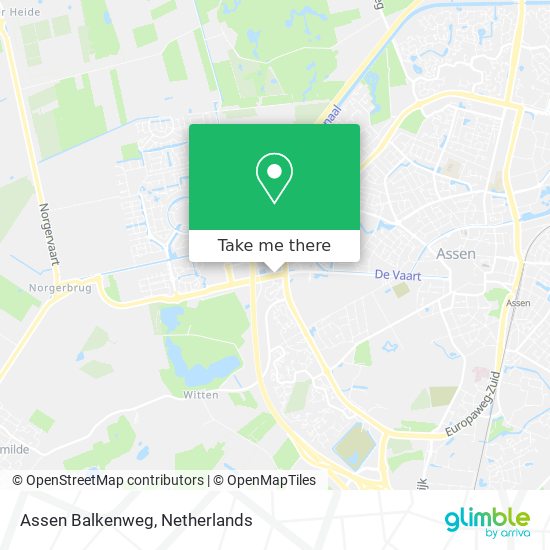 Assen Balkenweg map