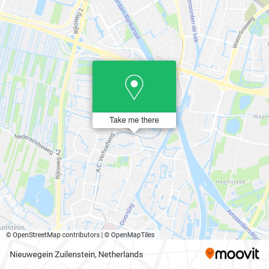 Nieuwegein Zuilenstein Karte