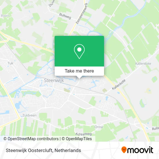 Steenwijk Oostercluft Karte