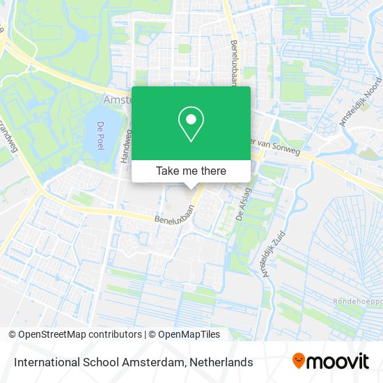 International School Amsterdam Karte
