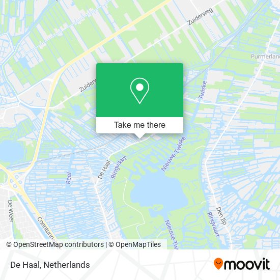 De Haal map