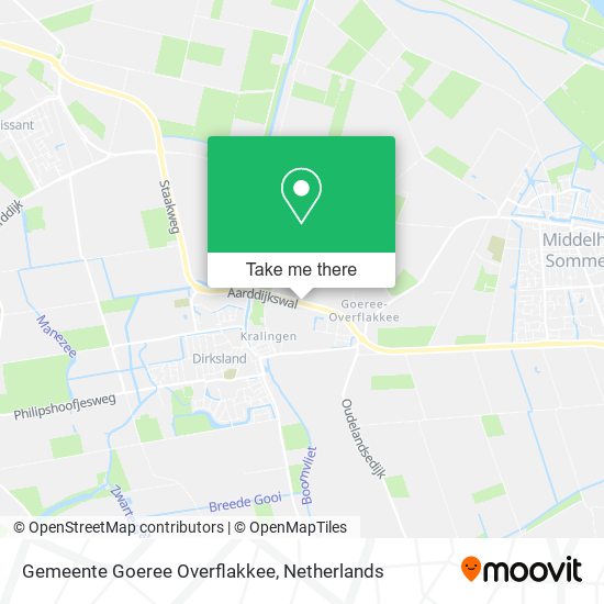 Gemeente Goeree Overflakkee map