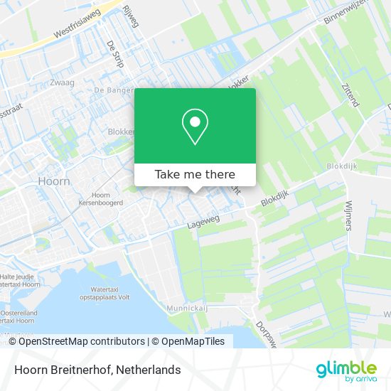 Hoorn Breitnerhof map