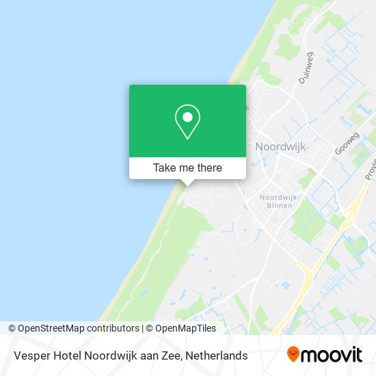Vesper Hotel Noordwijk aan Zee map