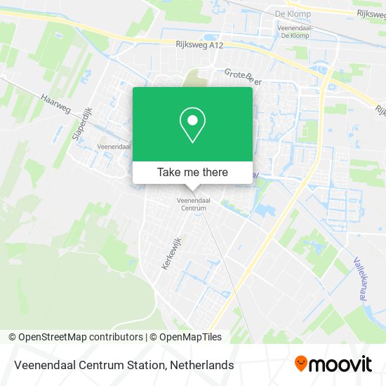 Veenendaal Centrum Station map