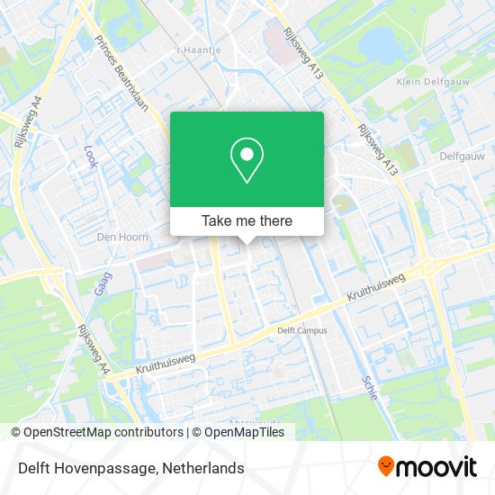 Delft Hovenpassage map