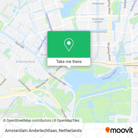 Amsterdam Anderlechtlaan map