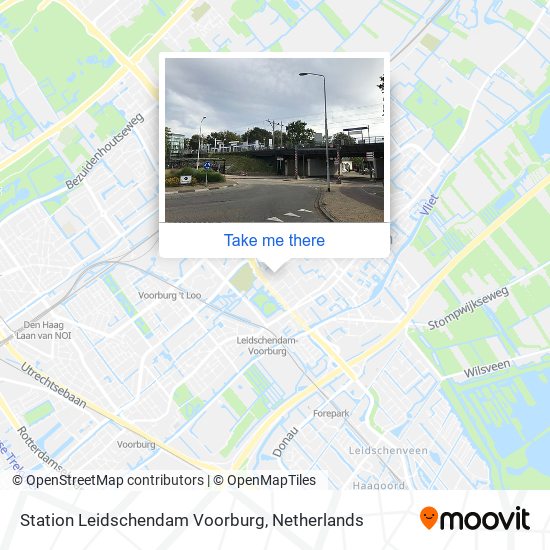 Station Leidschendam Voorburg map