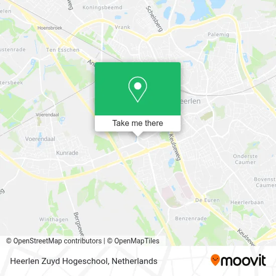 Heerlen Zuyd Hogeschool map