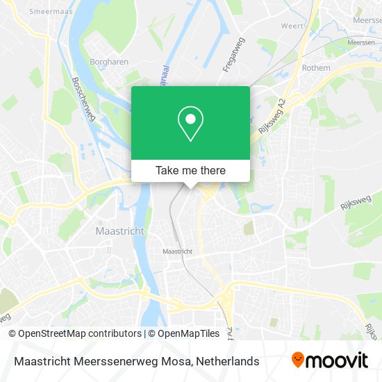 Maastricht Meerssenerweg Mosa map