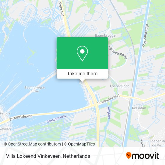 Villa Lokeend Vinkeveen map