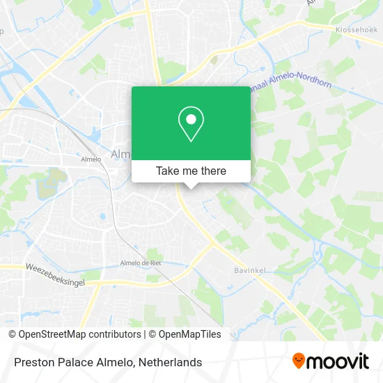 Preston Palace Almelo map