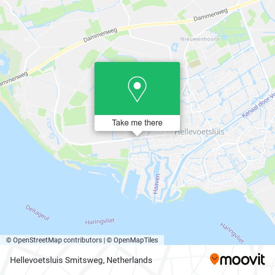 Hellevoetsluis Smitsweg map