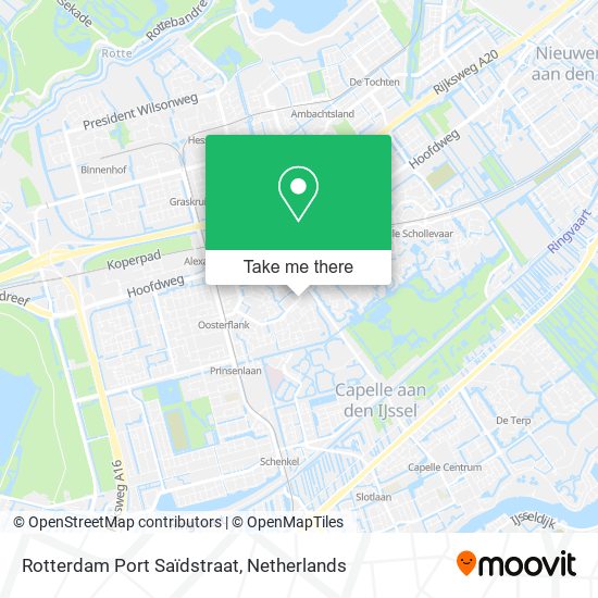 Rotterdam Port Saïdstraat map