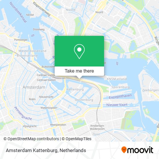 Amsterdam Kattenburg map