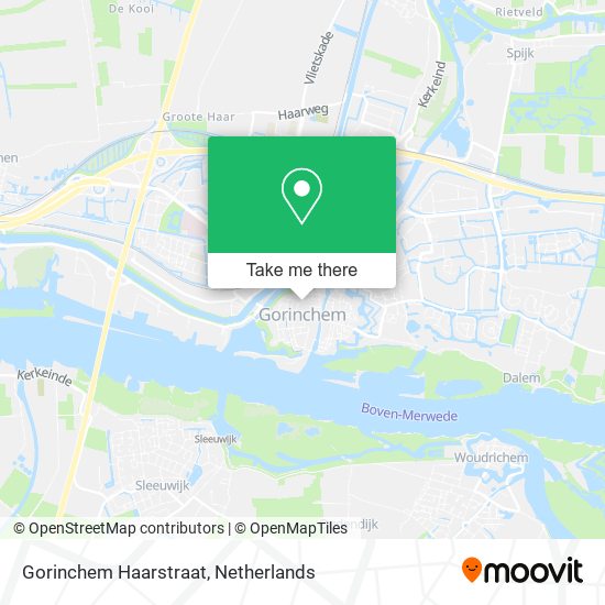 Gorinchem Haarstraat Karte