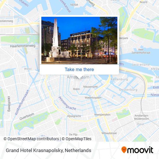 Grand Hotel Krasnapolsky map