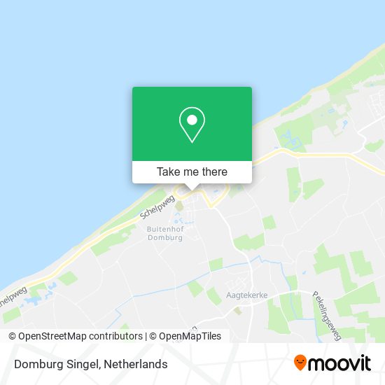 Domburg Singel map