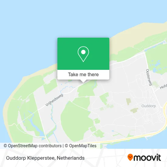Ouddorp Klepperstee map