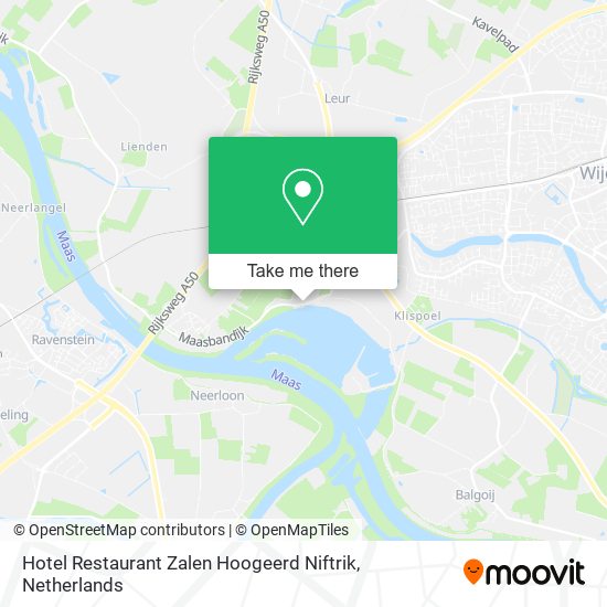 Hotel Restaurant Zalen Hoogeerd Niftrik map