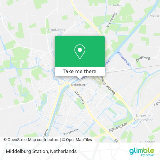 Middelburg Station map