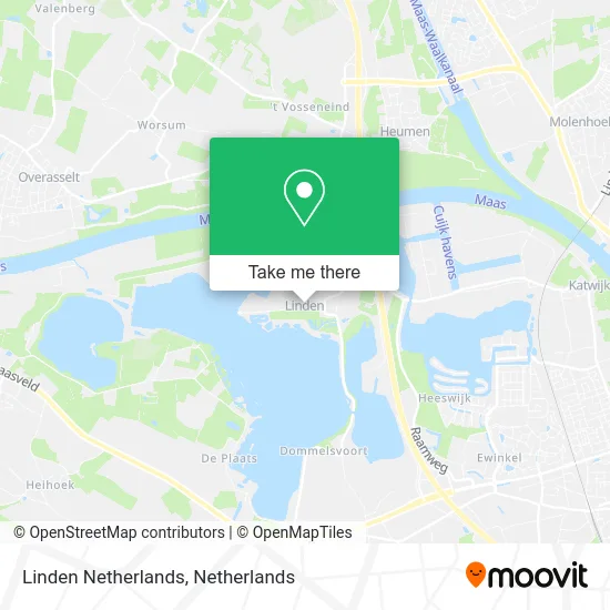 Linden Netherlands map