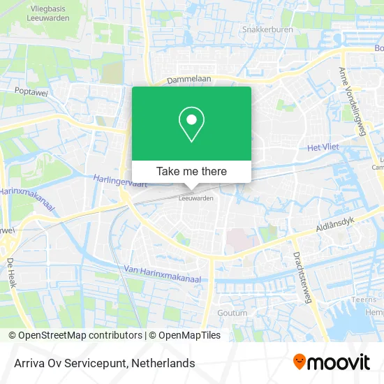 Arriva Ov Servicepunt map