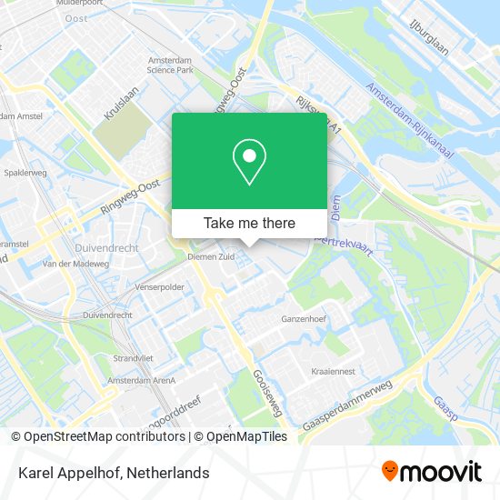 Karel Appelhof map