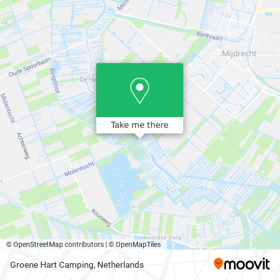 Groene Hart Camping map