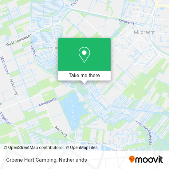 Groene Hart Camping map