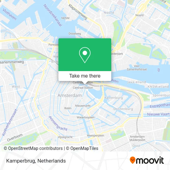 Kamperbrug map