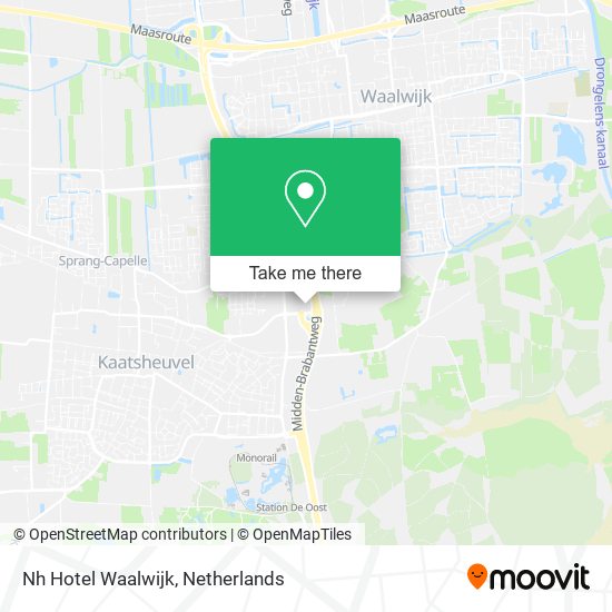Nh Hotel Waalwijk map